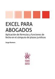 EXCEL PARA ABOGADOS. APLICACION DE FORMULAS Y