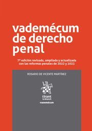 VADEMÉCUM DE DERECHO PENAL. (7ª ED-2024)
