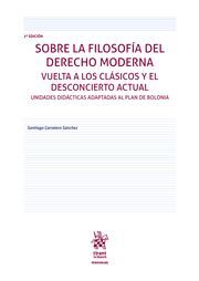 SOBRE LA FILOSOFIA DEL DERECHO MODERNA