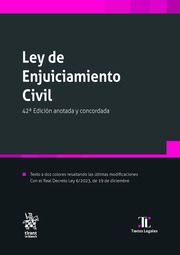 LEY DE ENJUICIAMIENTO CIVIL (42ª ED.2024)