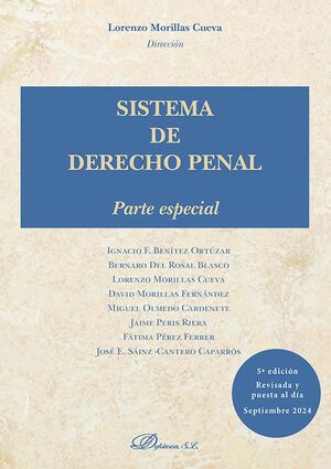 SISTEMA DE DERECHO PENAL ESPAÑOL PARTE ESPECIAL