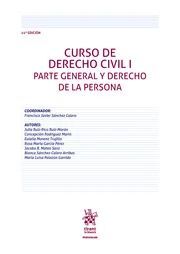 CURSO DERECHO CIVIL I. PARTE GENERAL Y DCHO PERSONA