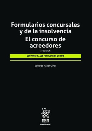 FORMULARIOS CONCURSALES Y DE LA INSOLVENCIA.
