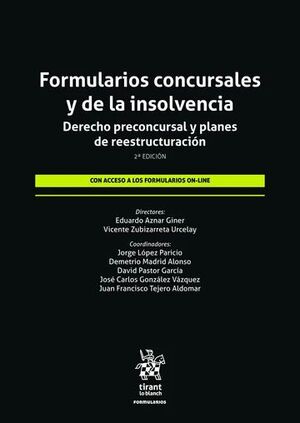 FORMULARIOS CONCURSALES Y DE LA INSOLVENCIA