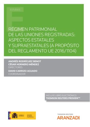 REGIMEN PATRIMONIAL DE LAS UNIONES REGISTRADAS: