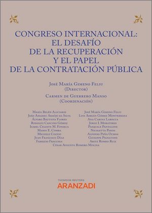 CONGRESO INTERNACIONAL EL DESAFIO DE LA RECUPERACION Y EL