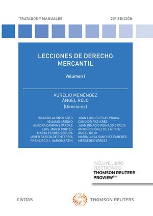 LECCIONES DE DERECHO MERCANTIL, TOMO I