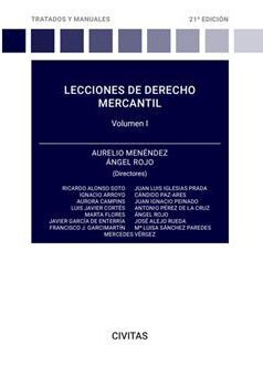 LECCIONES DE DERECHO MERCANTIL, TOMO I