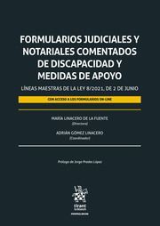 FORMULARIOS JUDICIALES Y NOTARIALES COMENTADOS DE DISCAPACIDAD Y MEDIDAS DE APOY