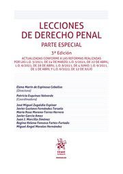 LECCIONES DE DERECHO PENAL. PARTE ESPECIAL