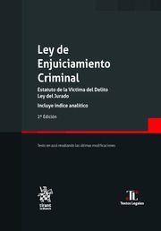 LEY DE ENJUICIAMIENTO CRIMINAL (EDICIÓN TAPA DURA CON ANILLAS)