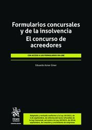 FORMULARIOS CONCURSALES Y DE LA INSOLVENCIA EL CONCURSO DE ACREEDORES