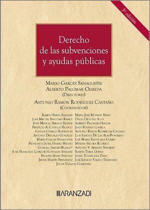 DERECHO DE LAS SUBVENCIONES Y AYUDAS PÚBLICAS