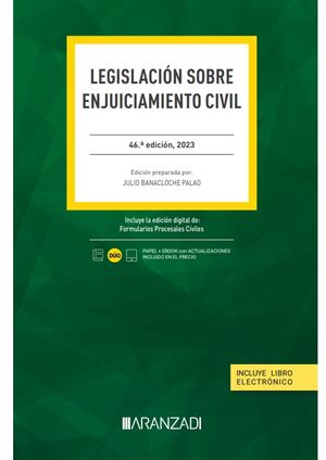 LEGISLACION SOBRE ENJUICIAMIENTO CIVIL (46ª-2023)