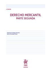 DERECHO MERCANTIL. PARTE SEGUNDA