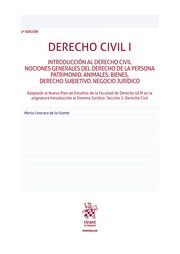 DERECHO CIVIL, I: INTRODUCCION AL DERECHO CIVIL.