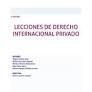 LECCIONES DE DERECHO INTERNACIONAL PRIVADO (3ª-2023)