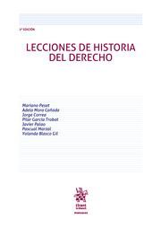 LECCIONES DE HISTORIA DEL DERECHO (2ª ED-2023)
