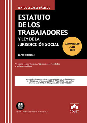 ESTATUTO DE LOS TRABAJADORES Y LEY DE LA JURISDICCIÓN SOCIAL