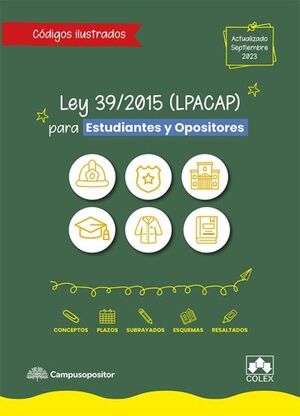 LEY 39/2015 (LPACAP) PARA ESTUDIANTES Y OPOSITORES