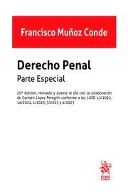 DERECHO PENAL PARTE ESPECIAL (25ª ED-2023)