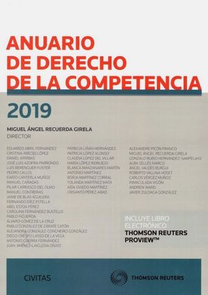 ANUARIO DE DERECHO DE LA COMPETENCIA 2019