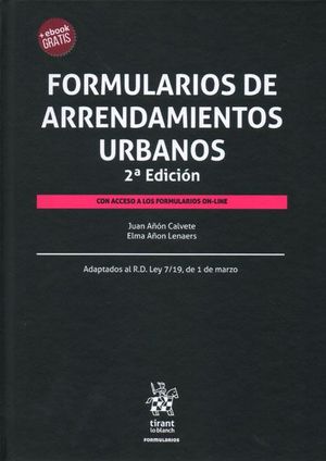 FORMULARIOS DE ARRENDAMIENTOS URBANOS