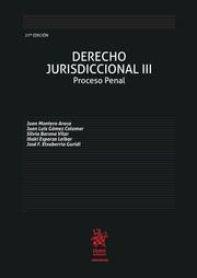 DERECHO JURISDICCIONAL III: PROCESO PENAL