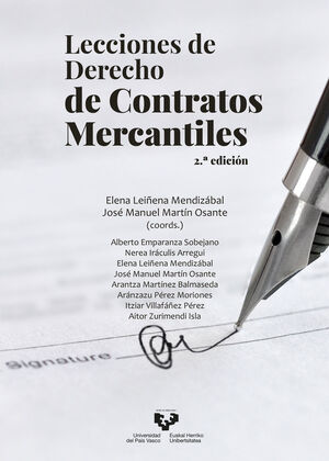 LECCIONES DE DERECHO DE CONTRATOS MERCANTILES