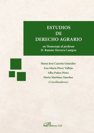 ESTUDIOS DE DERECHO AGRARIO