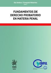 FUNDAMENTOS DE DERECHO PROBATORIO EN MATERIA PENAL