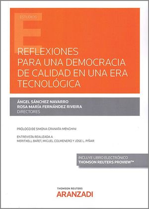 REFLEXIONES PARA UNA DEMOCRACIA DE CALIDAD EN UNA ERA TECNOL