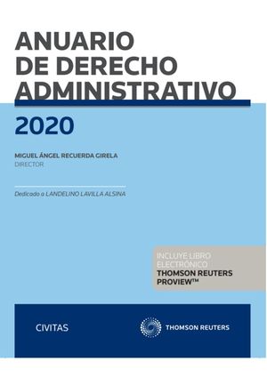 ANUARIO DE DERECHO ADMINISTRATIVO 2020