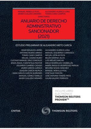 ANUARIO DE DERECHO ADMINISTRATIVO SANCIONADOR 2021