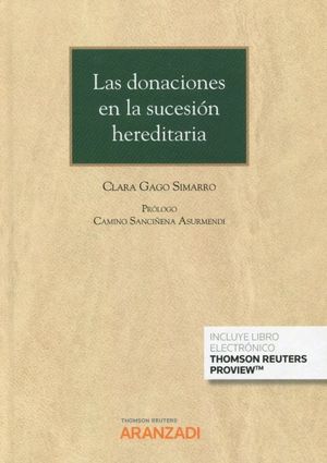 LAS DONACIONES EN LA SUCESIÓN HEREDITARIA
