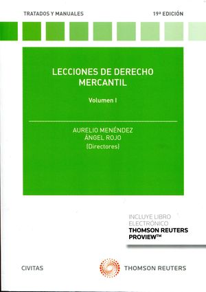 LECCIONES DE DERECHO MERCANTIL, I