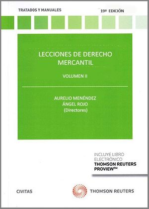 LECCIONES DE DERECHO MERCANTIL, II