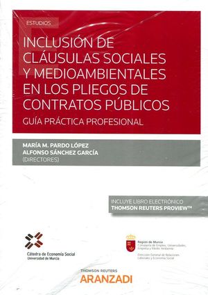 INCLUSIÓN DE CLÁUSULAS SOCIALES Y MEDIOAMBIENTALES EN LOS PLIEGOS DE CONTRATOS PÚBLICOS