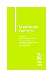 LEGISLACION CONCURSAL