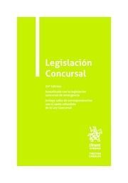 LEGISLACION CONCURSAL