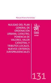 NULIDAD DEL PLAN GENERAL DE ORDENACION URBANA CATASTRO PO
