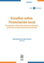 ESTUDIOS SOBRE FINANCIACIÓN LOCAL.