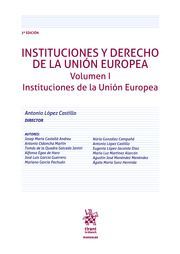 INSTITUCIONES Y DCHO DE LA UNION EUROPEA. I ( INSTITUCIONES DE LA UNIO