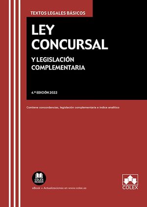 LEY CONCURSAL Y LEGISLACION COMPLEMENTARIA
