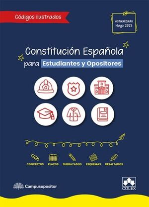 CONSTITUCION ESPAÑOLA PARA ESTUDIANTES Y OPOSITORES