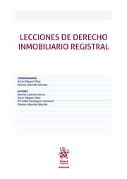 LECCIONES DE DERECHO INMOBILIARIO REGISTRAL