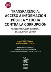 TRANSPARENCIA, ACCESO A INFORMACIÓN PÚBLICA Y LUCHA CONTRA LA CORRUPCIÓN