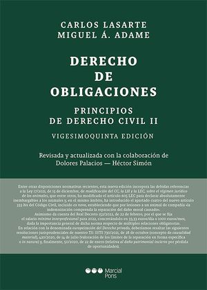 PRINCIPIOS DE DERECHO CIVIL, II: DERECHO DE OBLIGACIONES
