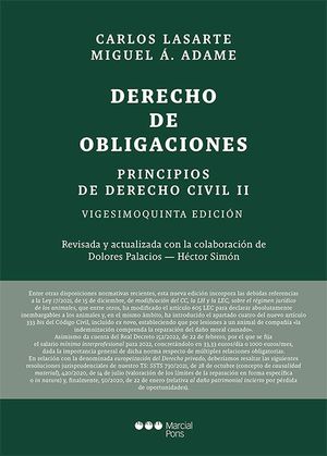 PRINCIPIOS DE DERECHO CIVIL, II: DERECHO DE OBLIGACIONES