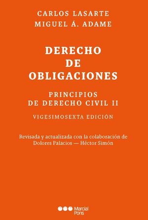 PRINCIPIOS DE DERECHO CIVIL, II: DERECHO DE OBLIGACIONES